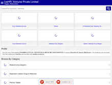 Tablet Screenshot of dropshipperindia.com